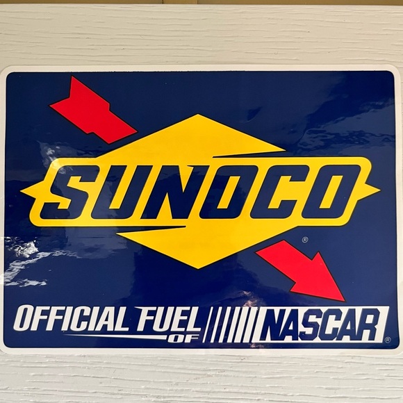 Sunoco NASCAR Large Stickers Set of Six 4-3/4” x 6-3/4” - Picture 2 of 5